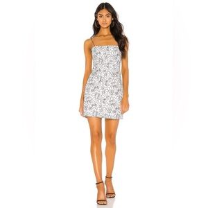 Bardot Angie Jacquard Strapless Dress in Fine Floral – Size Large